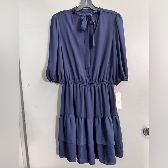 NWT Nanette Lepore Navy blue dress size 8‎ - Picture 1 of 6
